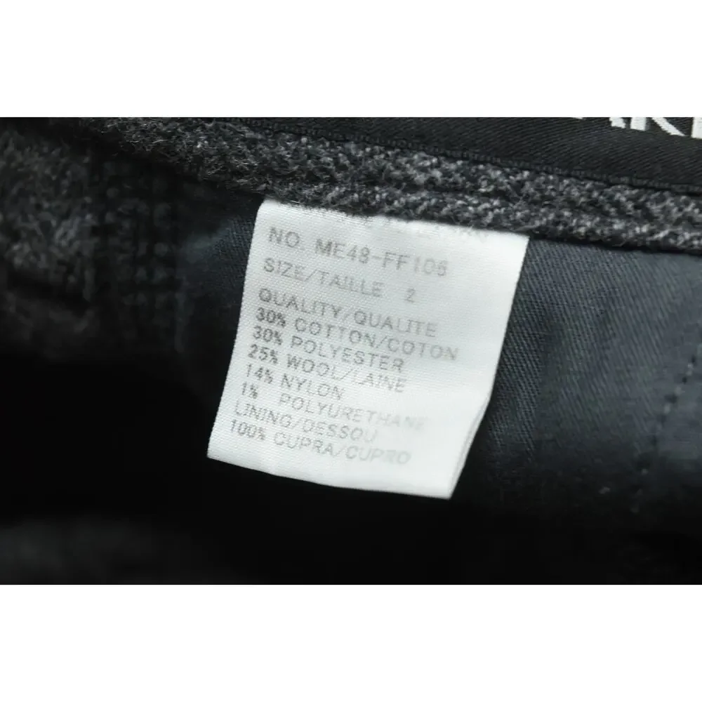 Issey Miyake Trousers Pants Mens Size 2 Gray Wool Blend Straight Leg Slim Japan